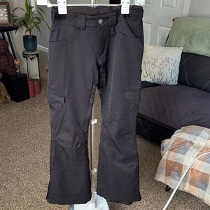 BOULDER GEAR Womens Skinny Flare Black Pant SZ4